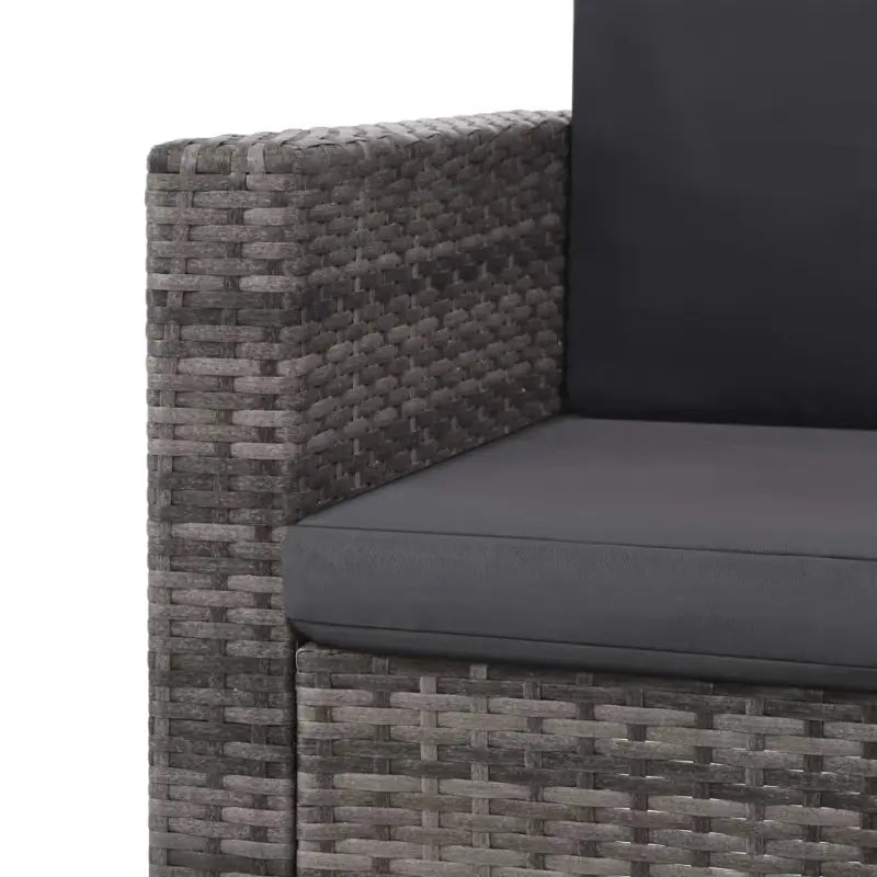 Rattan tuinset met gepoedercoat stalen frame voor een elegante buitenruimte - Tuinsets