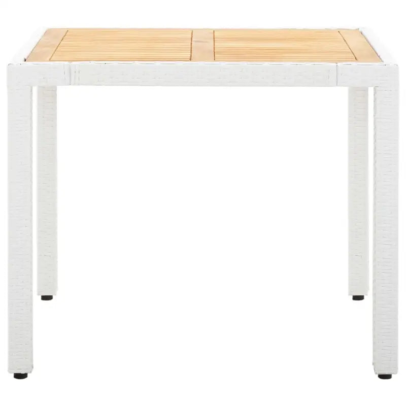 Rattan tuinset met massief acaciahout voor buiten dineren en relaxen - Tuinsets