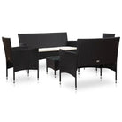 Rattan tuinset met stijlvolle breedte zitting voor elegante buitenruimte - Tuinsets