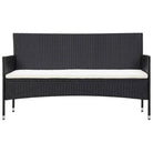 Rattan tuinset met stijlvolle breedte zitting voor elegante buitenruimte - Tuinsets