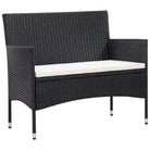 Rattan tuinset met stijlvolle breedte zitting voor elegante buitenruimte - Tuinsets