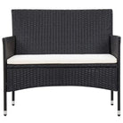 Rattan tuinset met stijlvolle breedte zitting voor elegante buitenruimte - Tuinsets