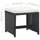 Rattan tuinstoelset met glazen tafelblad inclusief levering bevat - Tuinsets