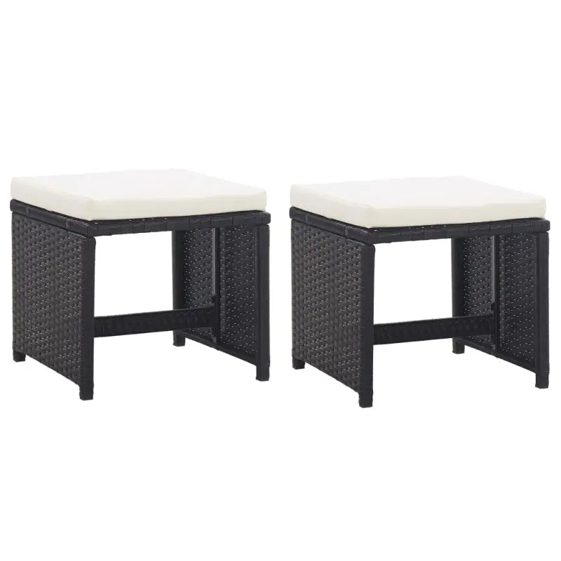 Rattan tuinstoelset met glazen tafelblad inclusief levering bevat - Tuinsets