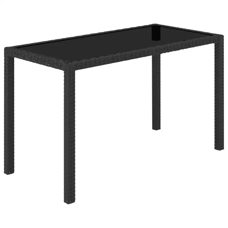 Rattan tuinstoelset met glazen tafelblad inclusief levering bevat - Tuinsets