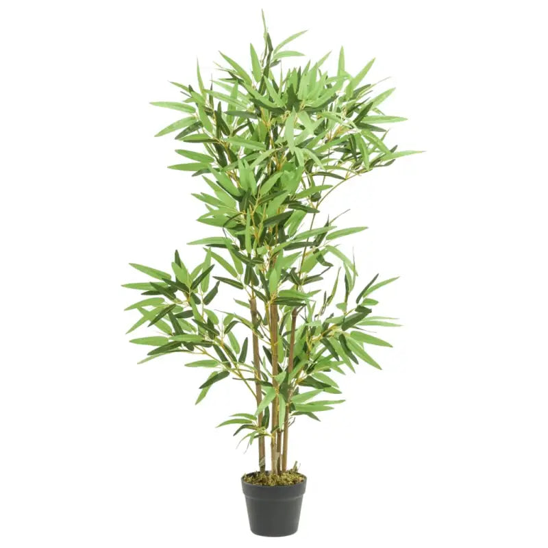 Realistische kunstbamboe plant in kunststof pot voor huis en kantoor - 16 x 120 cm / 1 - Kunstplanten