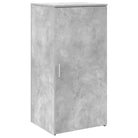 Receptiebalie in bewerkt hout met ingebouwde balie voor verschillende omgevingen - Betongrijs / 200 x 50 x 103.5 cm
