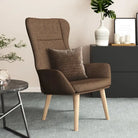 Relaxfauteuil met massief rubberwood voor ultiem comfort - Bruin / 1 / Zonder voetensteun - Fauteuils & Relaxfauteuils