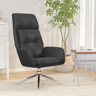 Relaxstoel met echt leer en graden draaibaar voor ultiem zitcomfort - Zwart / 1 / Stoel - Fauteuils & Relaxfauteuils