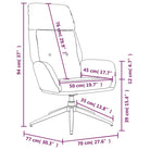 Relaxstoel met echt leer en graden draaibaar voor ultiem zitcomfort - Fauteuils & Relaxfauteuils