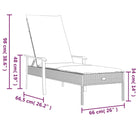 Relaxstoel van poly Rattan voor buitengebruik en duurzaam comfort - Tuinsets