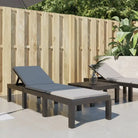 Relaxstoel voor in de tuin met duurzaam polypropeen materiaal - Antraciet / 1 - Tuinsets