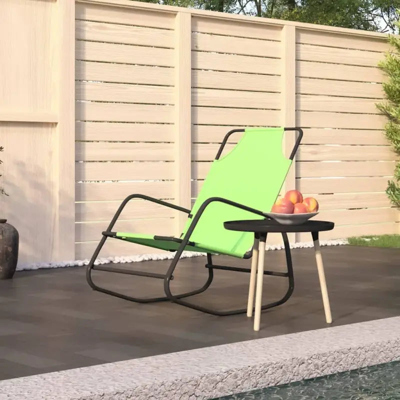 Relaxstoelen met gepoedercoat staal voor ultiem comfort en stijl - Groen / 1 - Ligstoelen