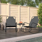 Relaxstoelen met gepoedercoat staal voor ultiem comfort en stijl - Grijs / 2 - Ligstoelen