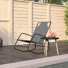 Relaxstoelen met gepoedercoat staal voor ultiem comfort en stijl - Grijs / 1 - Ligstoelen