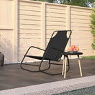 Relaxstoelen met gepoedercoat staal voor ultiem comfort en stijl - Zwart / 1 - Ligstoelen