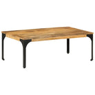 Retro salontafel van massief mangohout voor gezellige ontspanning - 1 / 55 cm / massief mangohout - Salontafels
