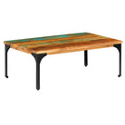 Retro salontafel van massief mangohout voor gezellige ontspanning - 1 / 60 cm / massief gerecycled hout - Salontafels