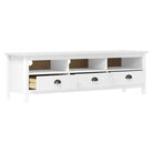 Retro tv-meubel van massief grenenhout met opvallend design - Tv-meubels