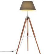 Retro vloerlamp van massief teakhout met vintage ontwerp - Lampen