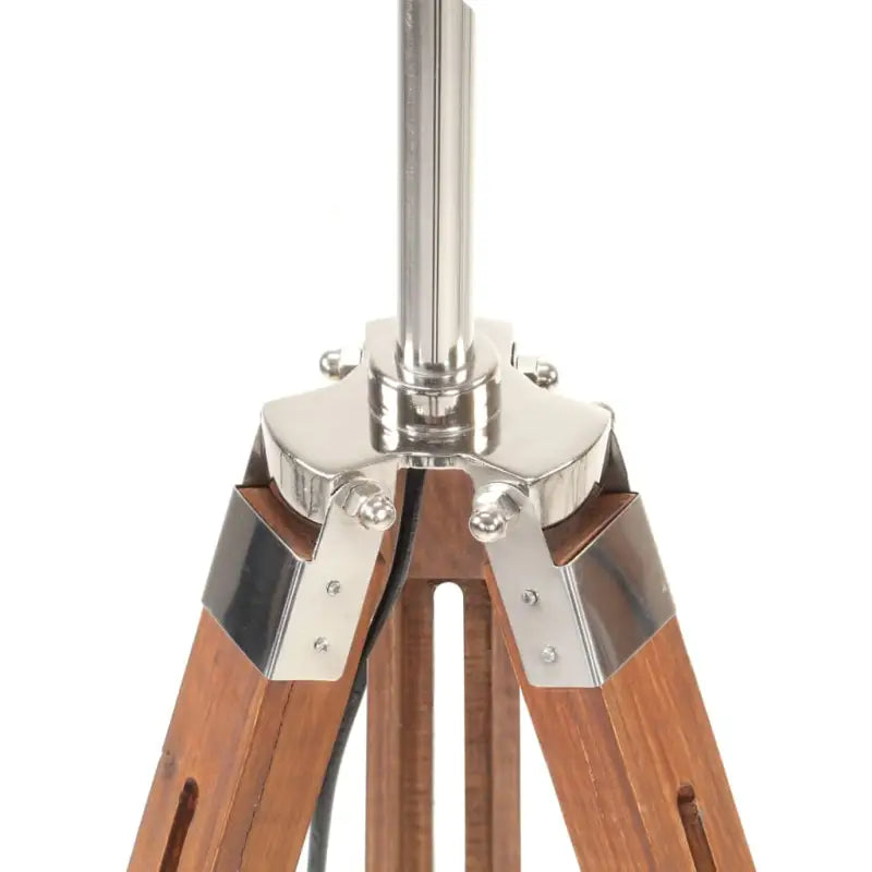 Retro vloerlamp van massief teakhout met vintage ontwerp - Lampen