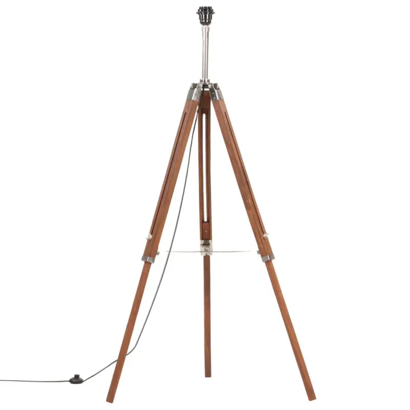 Retro vloerlamp van massief teakhout met vintage ontwerp - Lampen