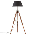 Retro vloerlamp van massief teakhout met vintage ontwerp - Lampen