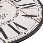 Retro wandklok voor keuken of woonkamer met grote wijzerplaat - Wandklokken