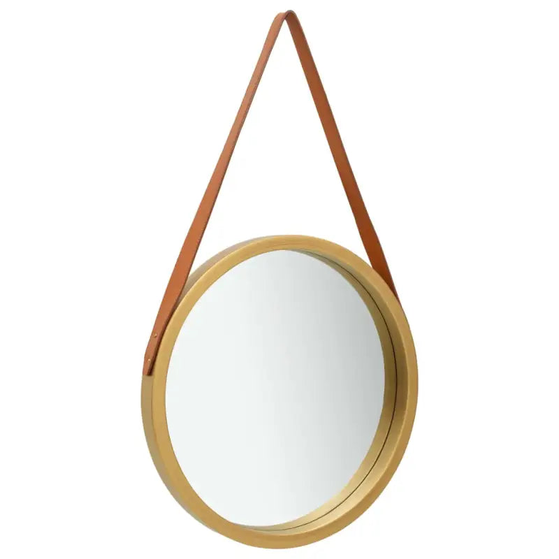 Retrostijl hangspiegel voor woonkamer of slaapkamer - Goud / Ø 40 cm / 1 - Spiegels