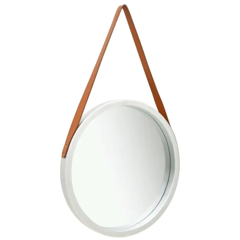 Retrostijl hangspiegel voor woonkamer of slaapkamer - Zilver / Ø 50 cm / 1 - Spiegels