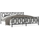 Robuust metalen bedframe met extra opbergruimte en tijdloos design - Bedden & bedframes