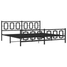 Robuust metalen bedframe met extra opbergruimte en tijdloos design - Bedden & bedframes