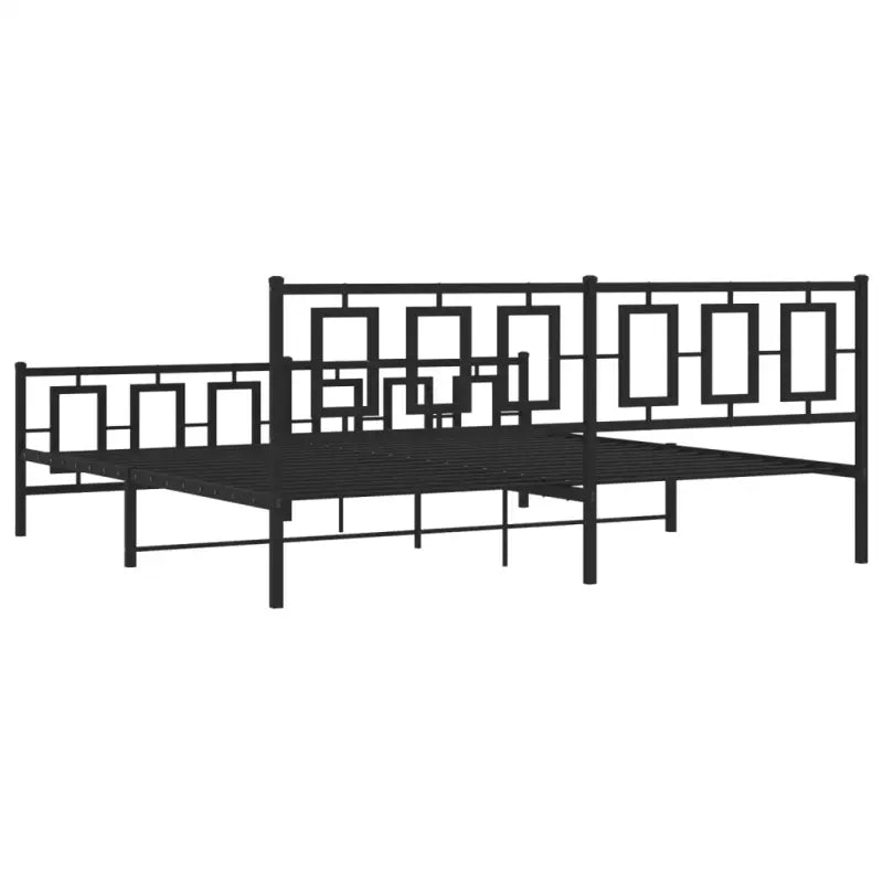 Robuust metalen bedframe met extra opbergruimte en tijdloos design - Bedden & bedframes