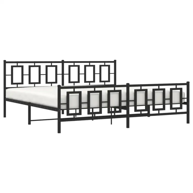 Robuust metalen bedframe met extra opbergruimte en tijdloos design - Bedden & bedframes