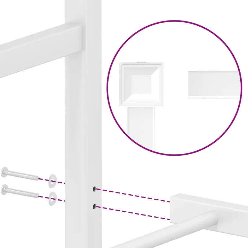 Robuust metalen bedframe met extra opbergruimte en tijdloos ontwerp - Bedden & bedframes