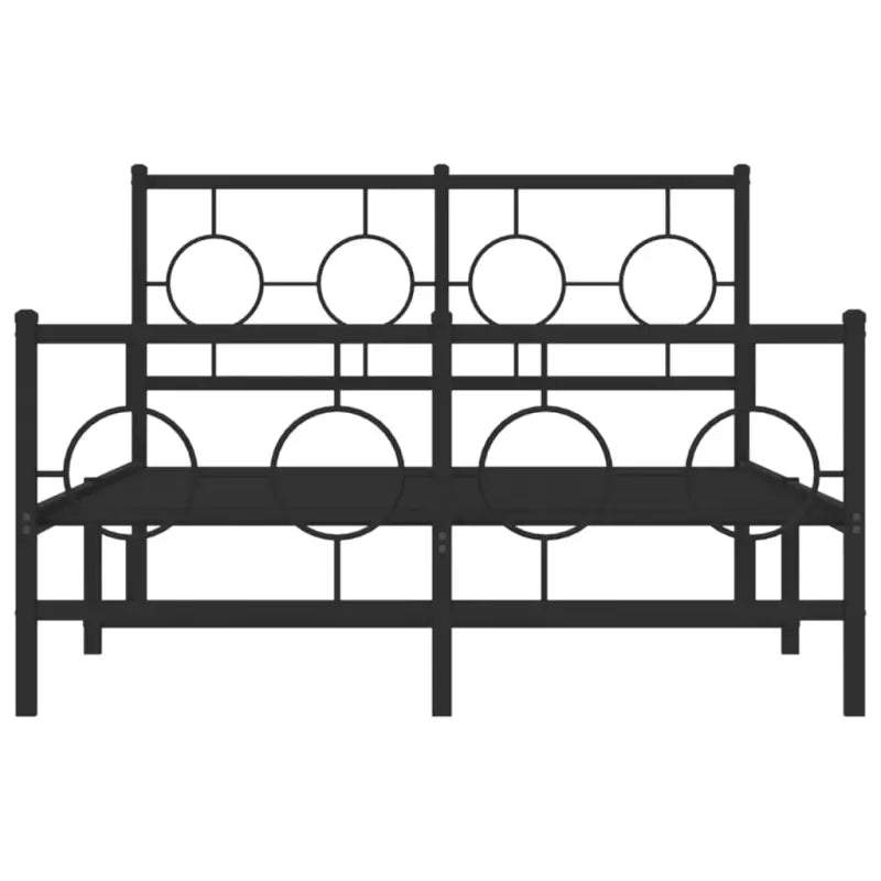 Robuust metalen bedframe met tijdloos design en extra opbergruimte - Bedden & bedframes