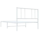 Robuust metalen latten bedframe met elegant ontwerp en extra opbergruimte - Bedden & bedframes
