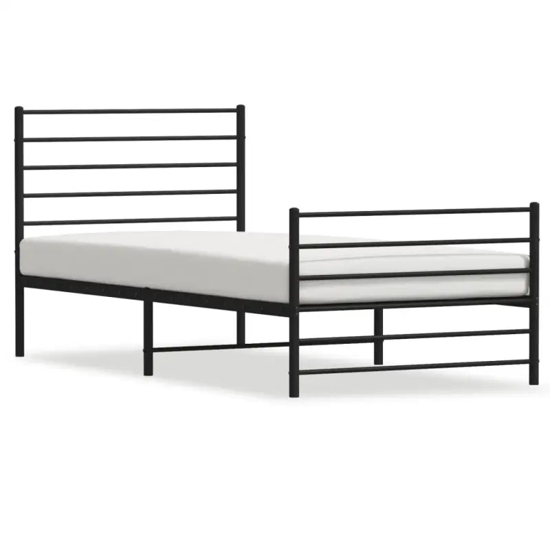 Robuust metalen latten bedframe met extra opbergruimte in klassiek design - Bedden & bedframes
