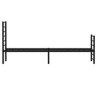 Robuust metalen latten bedframe met extra opbergruimte in klassiek design - Bedden & bedframes