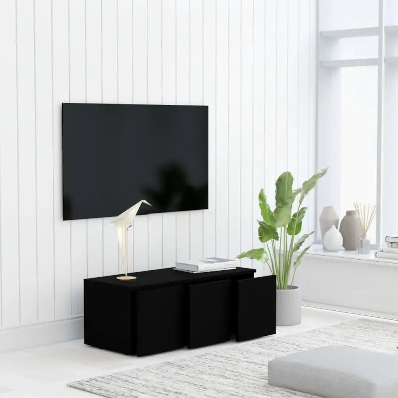 Robuust tv-meubel in klassieke stijl van bewerkt hout - Tv-meubels