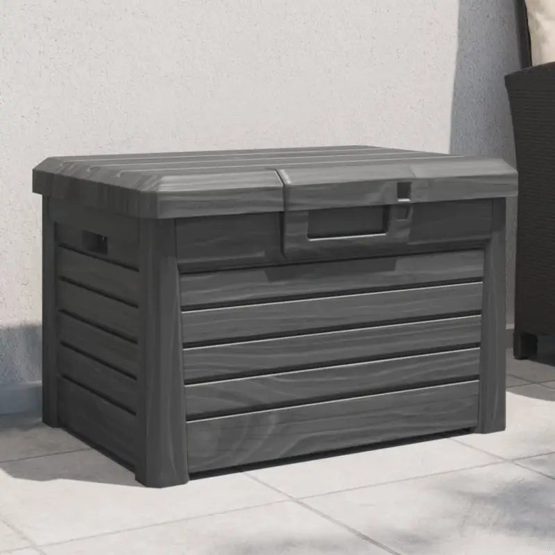 Robuuste Opbergbox voor Buiten voor Kussens en Spullen - Antraciet - Opbergboxen voor buiten