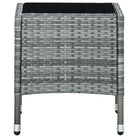 Robuuste Rattan Tuin Tafel voor Buitenruimte - Tuintafels