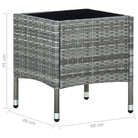 Robuuste Rattan Tuin Tafel voor Buitenruimte - Tuintafels