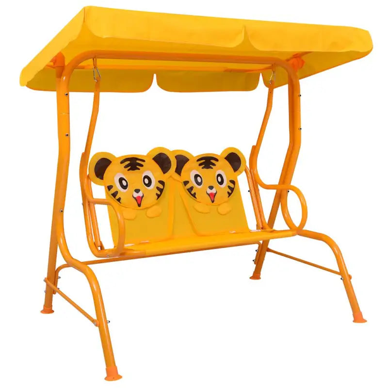 Robuuste Schommelstoel voor Kinderen voor Buitenplezier - Geel / 1 - Schommelbanken