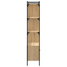 Robuuste stalen boekenkast voor organisatie en decoratie - Sonoma eiken / 1 / 76.5 cm - Boekenkasten