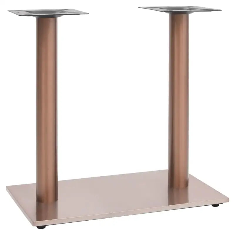 Roestvrij stalen bistrotafelpoot voor industrieel meubelstijl - Goud / 70 x 40 x 72 cm / 1 - Tafelpoten