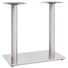 Roestvrij stalen bistrotafelpoot voor industrieel meubelstijl - Zilver / 70 x 40 x 72 cm / 1 - Tafelpoten