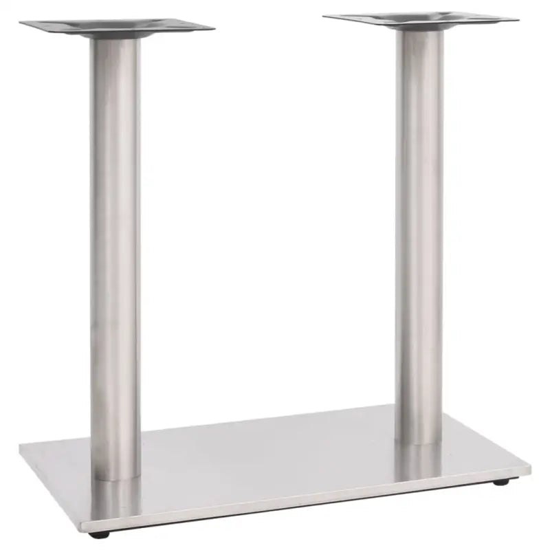 Roestvrij stalen bistrotafelpoot voor industrieel meubelstijl - Zilver / 70 x 40 x 72 cm / 1 - Tafelpoten