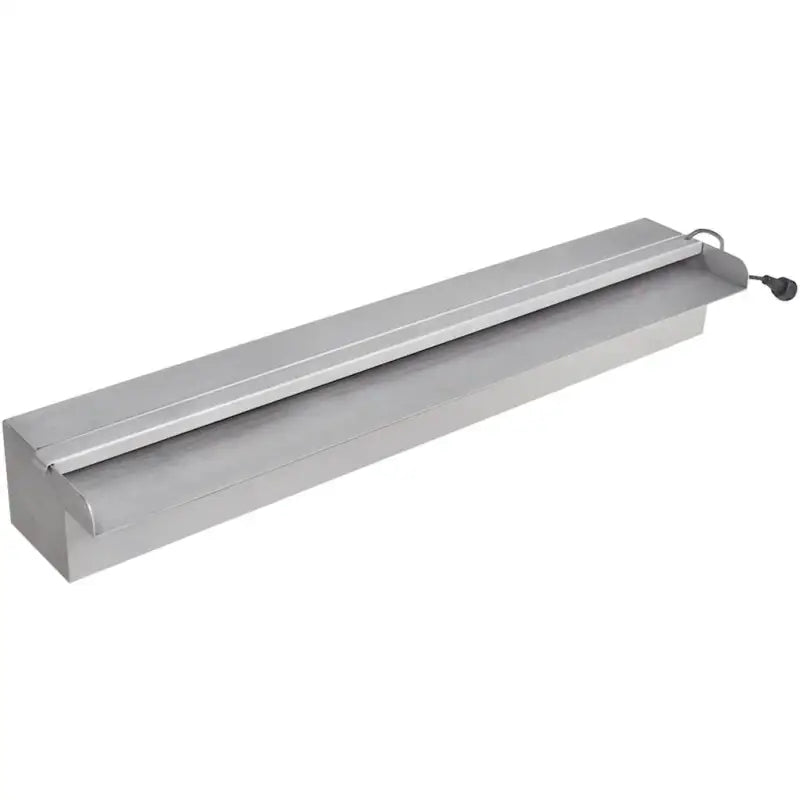 Roestvrijstalen fontein voor vijver en zwembad met rustgevend watereffect - 60 cm / met LED - Fonteinen