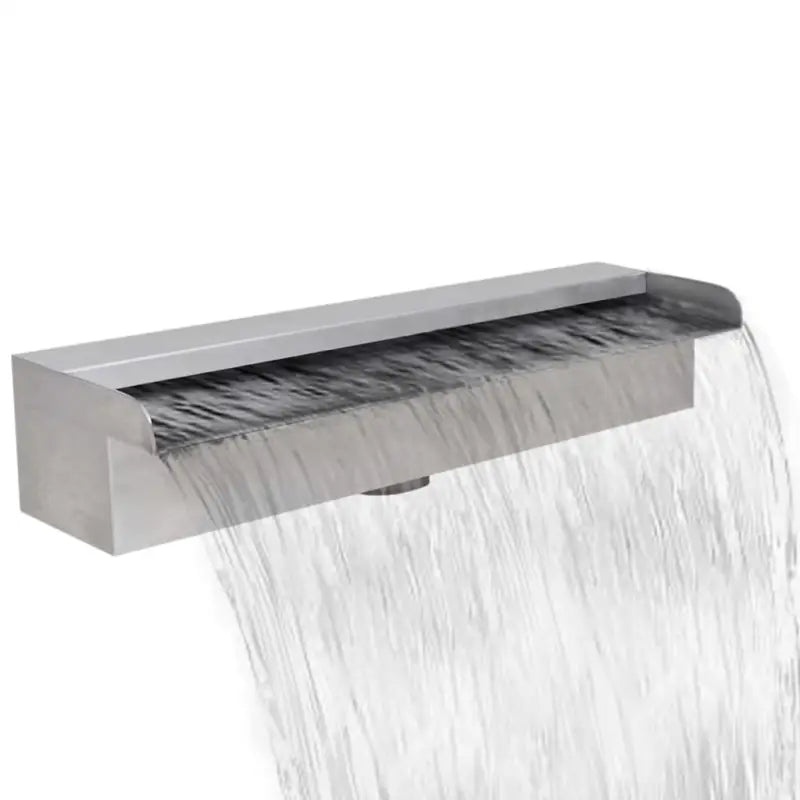 Roestvrijstalen fontein voor vijver en zwembad met rustgevend watereffect - 45 cm / zonder LED - Fonteinen